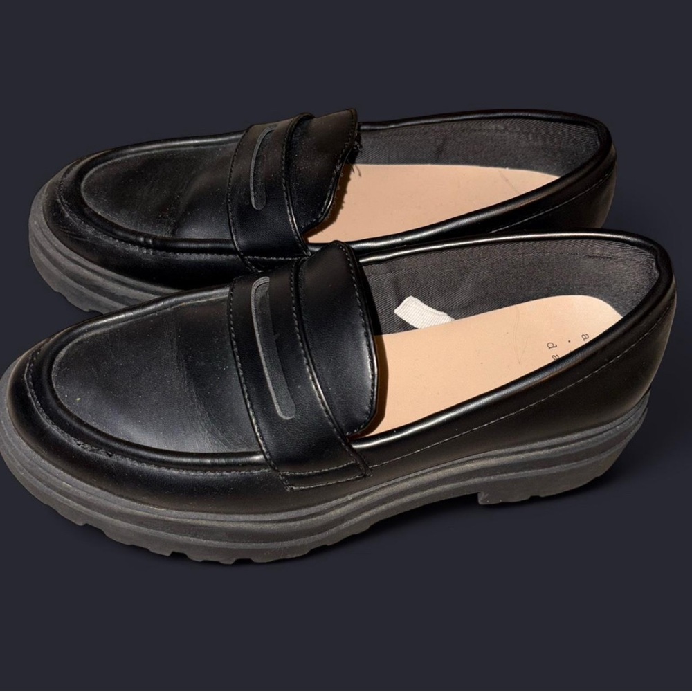 a new day Black Loafers